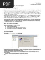 Reading and Writing Data, Data Manipulation