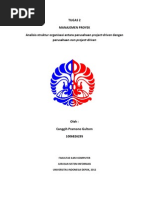 Download Analisis struktur organisasi antara perusahaan project-driven dengan perusahaan non project-driven- Canggih Pramono Gultom 1006826295 by onolinus SN229721681 doc pdf