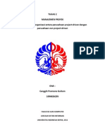 Analisis Struktur Organisasi Antara Perusahaan Project-Driven Dengan Perusahaan Non Project-Driven - Canggih Pramono Gultom 1006826295