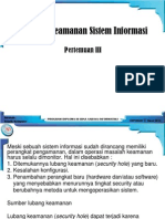 Pertemuan 03 Evaluasi Keamanan Sistem Informasi