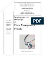 ALO Team Group Member. Clinic Management System