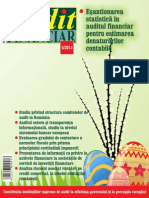 Eşantionarea Statistică În Auditul Financiar Pentru Estimarea Denaturărilor Contabile