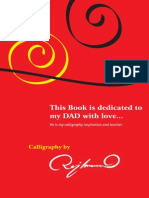 A Complete Handwritten Calligraphy Book by Raj Kumar Bejjanki