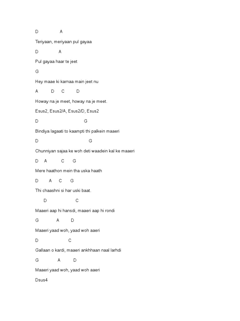 Maeri Lyrics | PDF