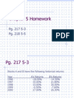 Chapter 5 Homework: Pg. 217 5-3 Pg. 218 5-5