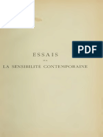 Essais Sur La Sensibilité Contemporaine. Nietzsche, Bergson, Debussy (R. Cor)