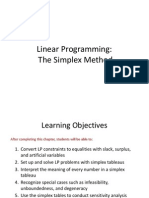 Linear Programming: The Simplex Method