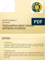 Preeklampsia Berat Dengan Impending Eclampsia