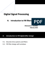 Introduction To FIR Filter Design