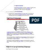 High-Level Programming Language