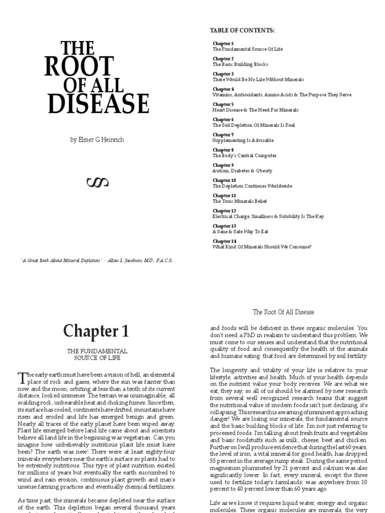Root of All Disease | PDF | Antioxidant | Soil