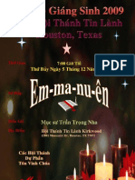 Christmas Program Poster - Dec 5, 2009