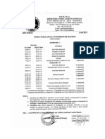 Structura Anului Univ. 2013 2014 Ani Terminali