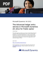 Advanced Ledger Entry Service in Microsoft Dynamics AX 2012 for Public Sector