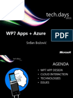 WP7 Apps+Azure