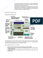 Motherboard components and functions overview