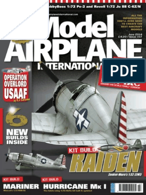Model Airplane International 2014-06, PDF, Adhesive
