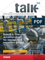 Rotork Is One-Stop For Storage Tank Expansion Project: Actuation Shop'