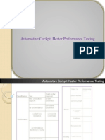 Automotive Cockpit Heater Performance Testing