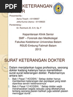 Surat Ketdokter