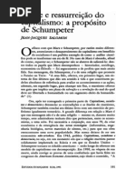 Morte e Ressureição Do Capitalismo_a Proposito de Schumpeter