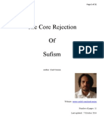 The Core Rejection of Sufism