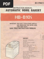 Download Manual for Hitachi Bread Maker by door knob SN22975654 doc pdf