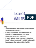 WSNS: Mac: Ad Hoc Wireless Networks: Architectures and Protocols IEEE Personal Communications Wireless Sensor Networks