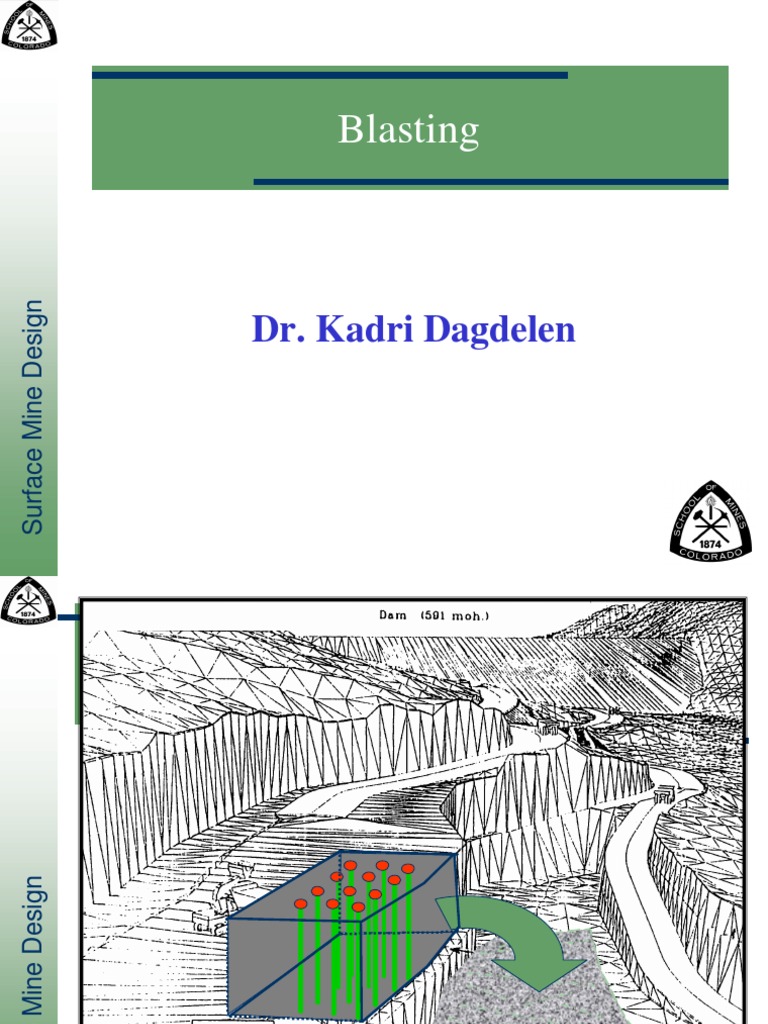 Surface Mine Blasting Techniques Guide | PDF | Waves | Frequency