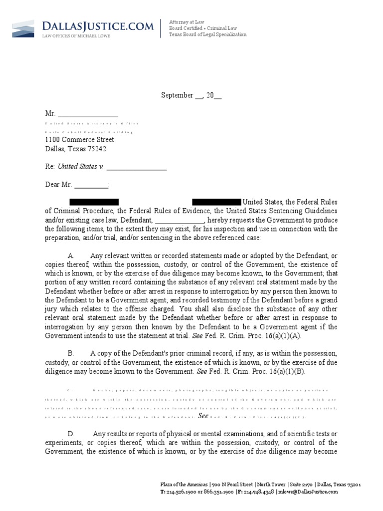 example-of-letter-requesting-discovery-from-federal-prosecutors-pdf
