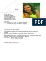 Popescu Emanuela Georgiana: Curriculum Vitae