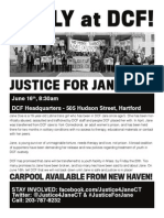 Rally at DCF #JucticeForJane