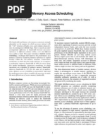 Memory Access Sheduling