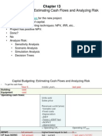 Capital Budgeting: Estimating Cash Flows and Analyzing Risk