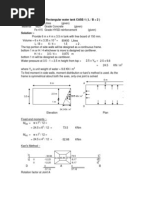 Design of Rectangular Water Tank