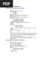 Examples of Subroutines