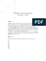 FIT1029: Tutorial 8 Solutions Semester 1, 2014: Task 1