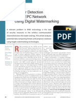 Tamper Detection in The EPC Network Using Digital Watermarking