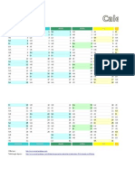 Calendrier 2014