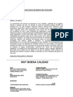 Analisis Fisico Quimico Del Pescado