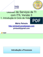 INTRODUÇÃOITIL CicloDeVidaDeServicos