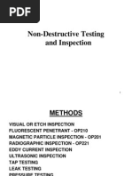 NDT and Inspection