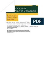 Estadísticas descriptivas de variables en documentos de administración y economía