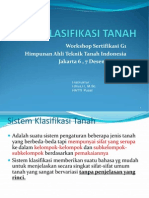 KLASIFIKASI TANAH