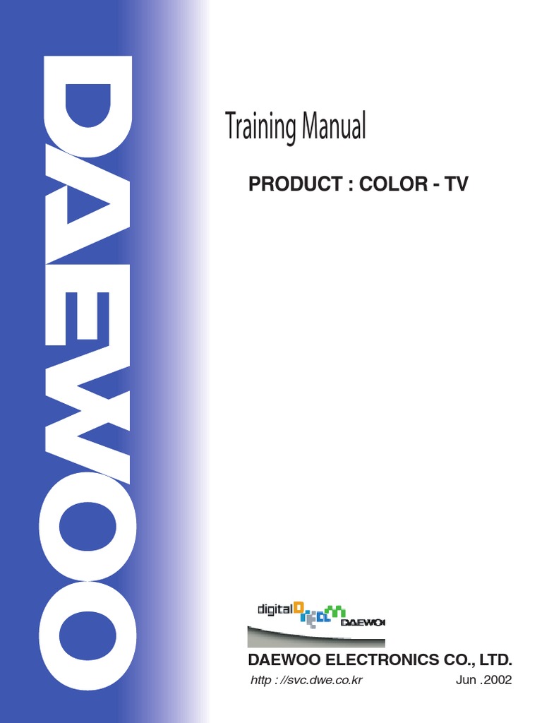 Daewoo Training Manual 2 | Television | Amplifier