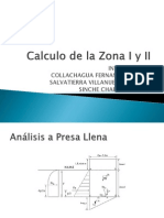 Calculo de La Zona I y II