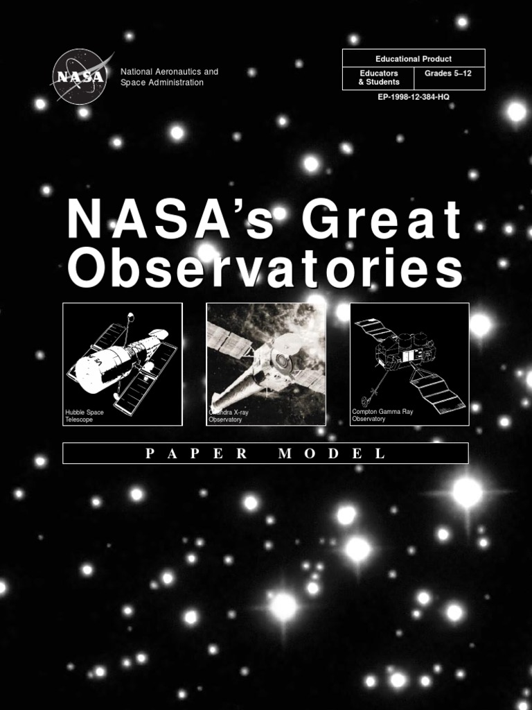 NASA Great Observatories ChandraPaperModel | PDF