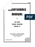 Detroit Diesel in Line Series 71 Maintenance Manual