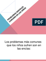 Problemas Dentales Comunes en Los Niños