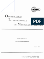 OIML G008-E91 Guide To Practical Temperature Measurements